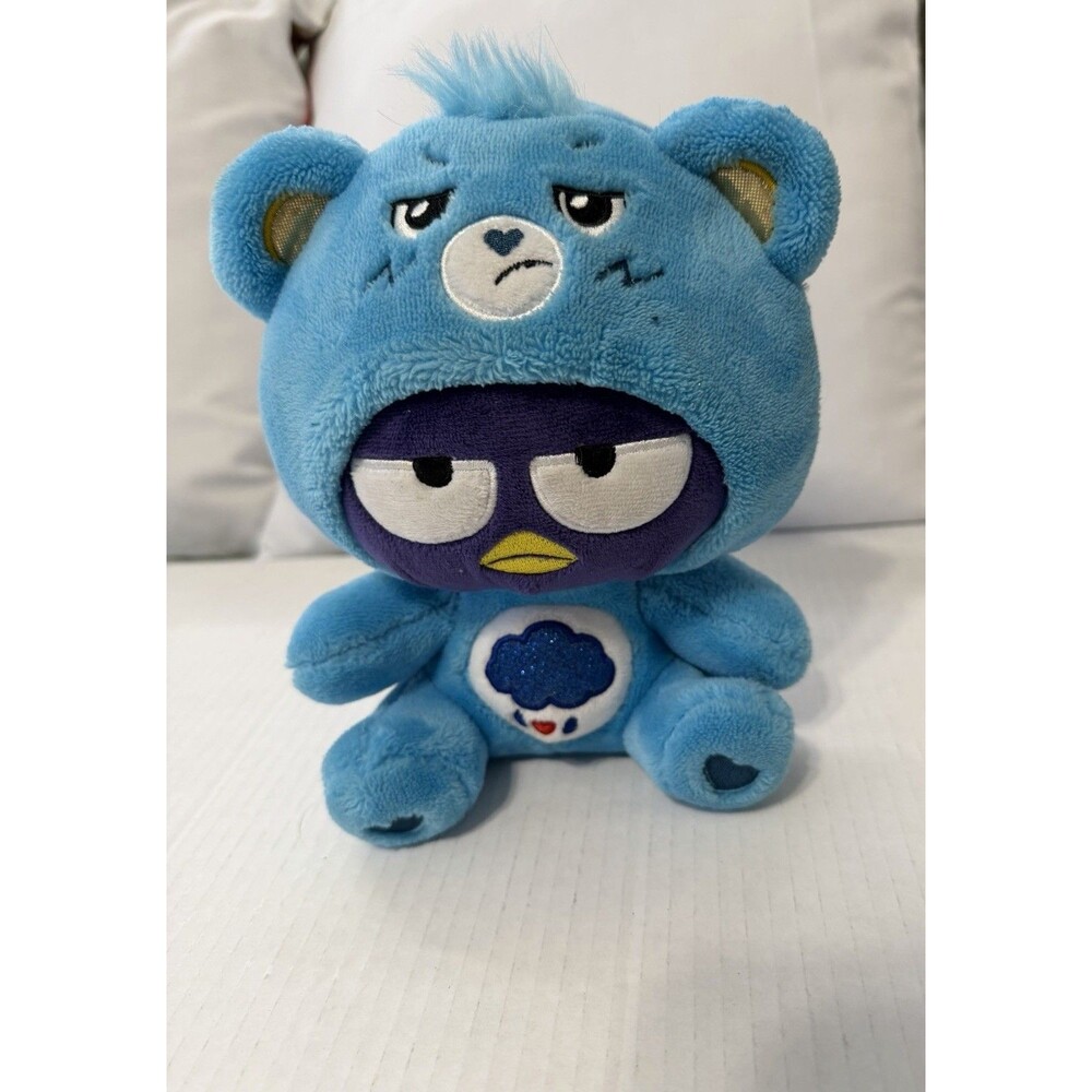 Care Bears x Badtz-Maru Blue Bear Costume Plush Stuffed Animal Sanrio